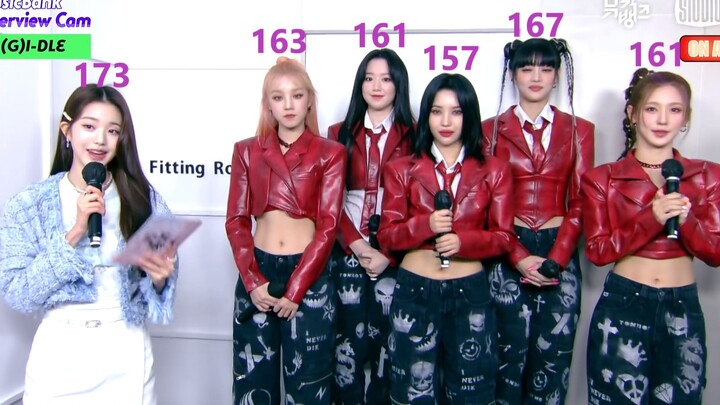 لا لتقديرات العين والحدس: ملخّص كامل لأطوال عضوات 8 فرق فتيات من الجيل الخامس في الخط الأول (مع طريق