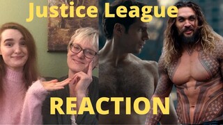 "Justice League" REACTION!! So many shirtless men...