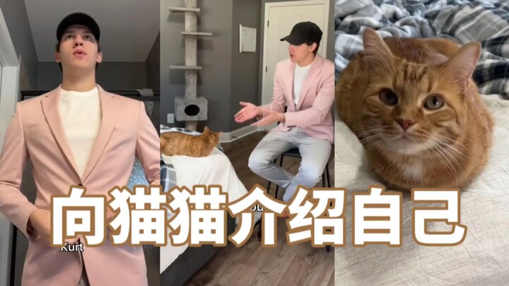 Khi chủ nhân chính thức giới thiệu tên mình với mèo Kurt…