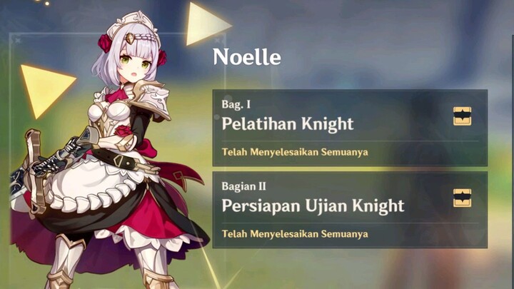 Hidden Achievement Noelle "Murid Teladan Mondstadt"