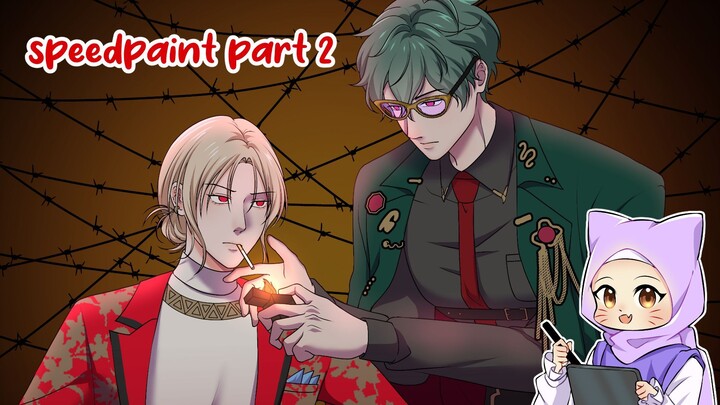 [SPEEDPAINT] Yao and Feiran - Strange Eden Fanart!