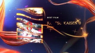 Selamat jujutsu kaisen zero menjadi best film 2023 anime award