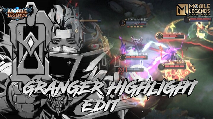 GRANGER AMOSTRA EDIT || HIGHLIGHT GRANGER - MLBB