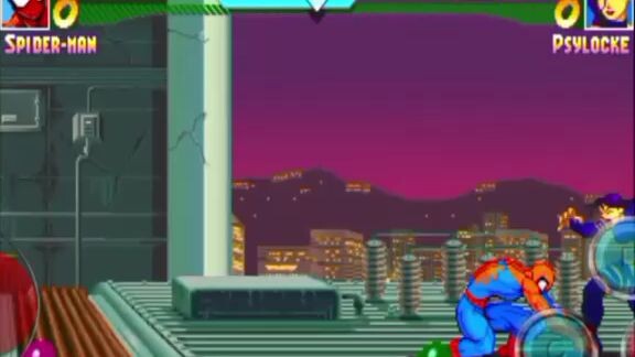 Spiderman vs Psylock