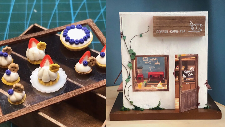 [Miniature Scene] Original "Good Night Coffee Shop" Creation Process