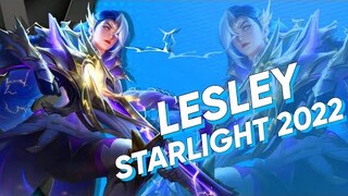 MLBB : Mod Skin Lesley Starlight 2022 Full Effect No Password - Jin Moba