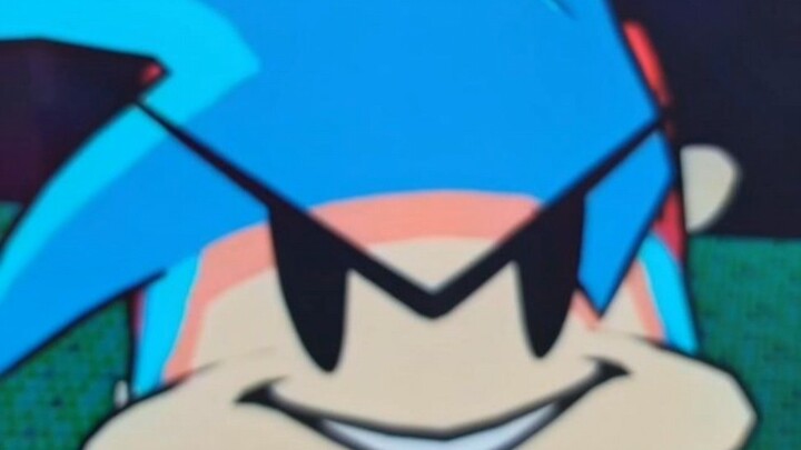Blue hair represents mental retardation
