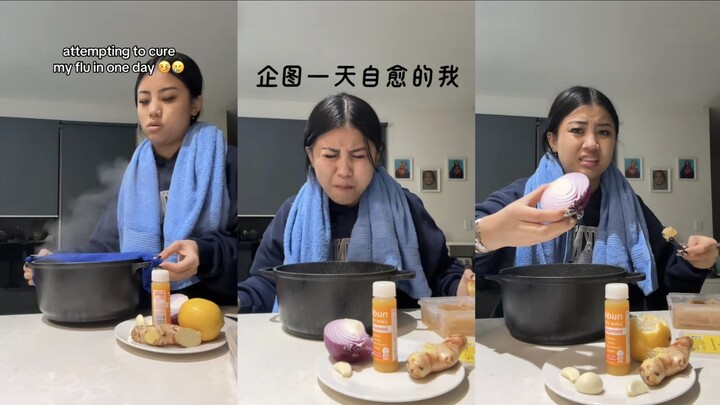 Me, trying to cure a cold in a single day