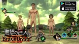 ATTACK ON TITAN BRAVE ORDER GAMEPLAY (ANDROID / IOS)