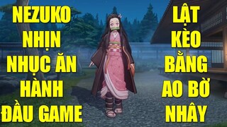 Team bạn đánh cực gắt đầu game khiến Nezuko chỉ biết ăn hành và lật kèo bằng những màn ao bờ nhây