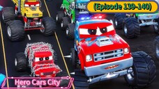 Hero Cars City (Season 6) (Episode 139-140) The Return of the Monster Trucks Complaition (8 Minutes)