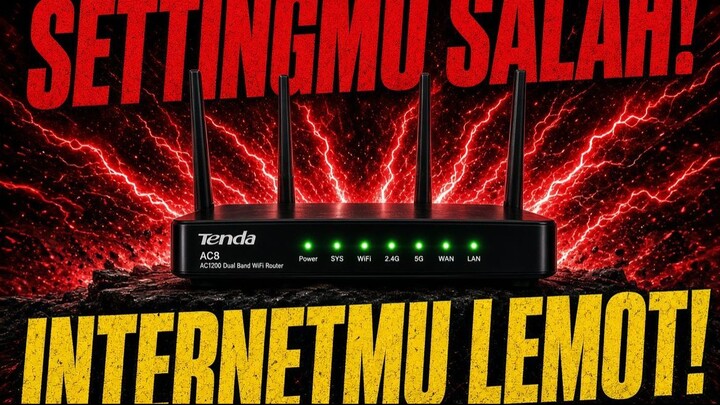 Cara Yang benar Setting Tenda AC8 Access Point Agar Internet Cepat