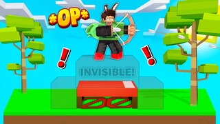 The INVISIBLE Bed Defense in ROBLOX Bedwars...