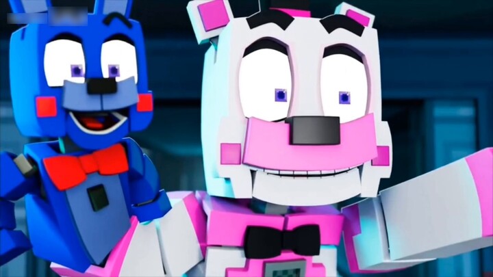 【FNAF/MC animation dubbing】When Happy Bear and Bang Bang come to Among Us!