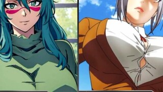 Anime breasts comparison