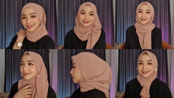 TUTORIAL HIJAB PASHMINA VIRAL DI TIKTOK | REKOMEND ANTING HIJAB MURAH MERIAH