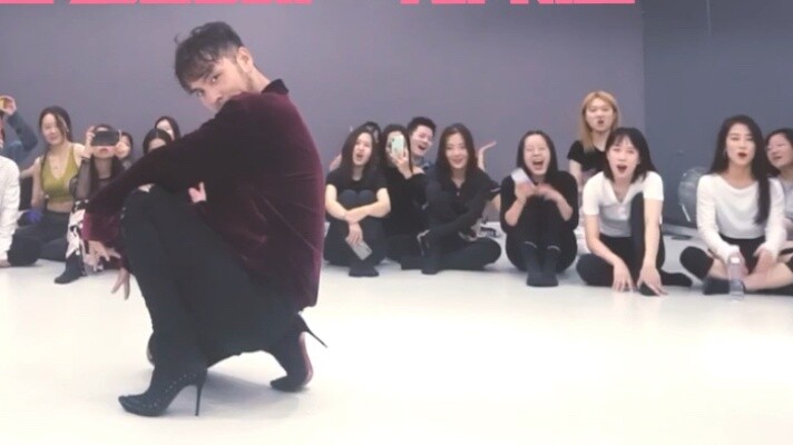 [Day 9 of the 100-day challenge for tough guys] Challenge the ultra-thin heels and dance to Janet Ja