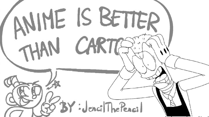 Anime is better than cartoons|What is this?! Meme|Animatic
