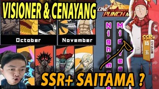 🔥🔥AKAN MUNCUL SSR+ SAITAMA!! CENAYANG OPM & VISIONER SEMAKIN KUAT! - ONE PUNCH MAN:The Strongest