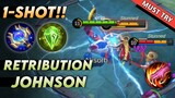 DON'T TELL MOONTON!! THIS IS INSANE!! | MLBB | Johnson Damage Build | Johnson Best Build in 2021