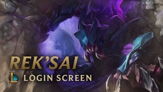 Rek'Sai, the Void Burrower | Login Screen - League of Legends