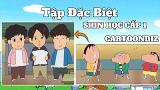 Shin Cậu Bé Bút Chì Lồng Tiếng | Tập Đặc Biệt: Shin Học Cấp 1,Ban nhạc Macaroni Pencil | #CartoonDiZ