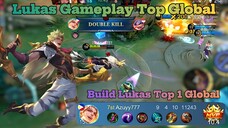 Lukas Gameplay Top Global | Build Lukas Top 1 Global | Match All Star Lukas 🔥🔥