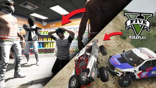 RAMPOK INDOMARET BERUJUNG DIKEJER POLISI SATU KOTA !! GTA V ROLEPLAY