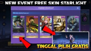 CARA MENDAPATKAN SKIN STARLIGHT KHUFRA DREADFUL CLOWN SECARA GRATIS | MOBILE LEGENDS BANG BANG