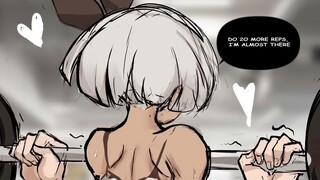 Bench press can also train the lower body, so convenient () 【rak_ Comic Dub】