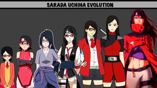 EVOLUTION OF SARADA UCHIHA Over The Years | Boruto | AnimeData PH