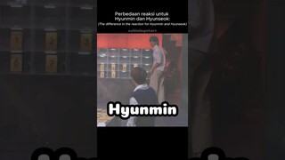 Rasakan perbedaannya😂🤣 #universitywar #hyunbin #hyunseok #dohyun #hyunmin