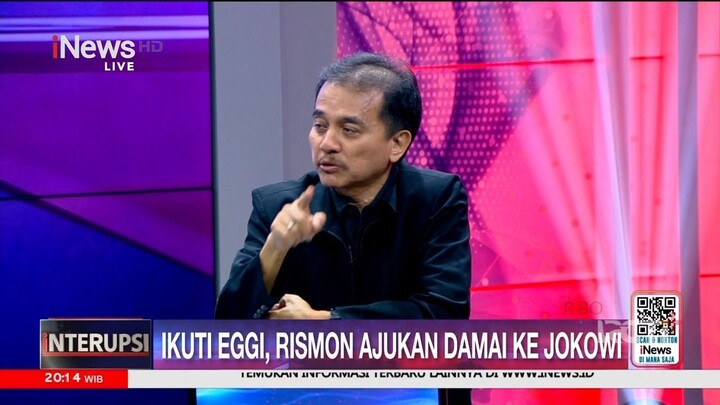 [FULL] Ikuti Eggi, Rismon Ajukan Damai ke Jokowi | Interupsi iNews 12 Maret 2026