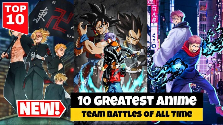 The 10 Greatest Anime Team Battles Of All Time