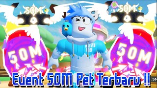 WAW !! GACHA & BIKIN GOLDEN PET TERBARU DI UPDATE EVENT 50M KEREN ABIS - Roblox Clicker SImulator