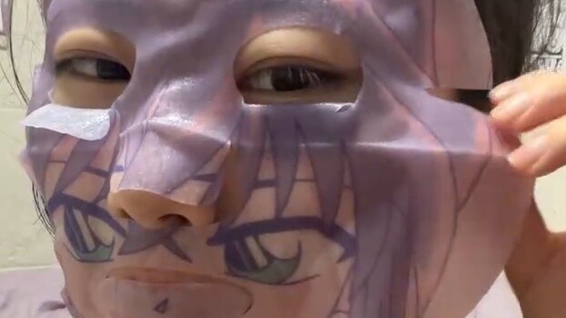 Second dimension strange millet 💜 Huiyuan Ai mask trial