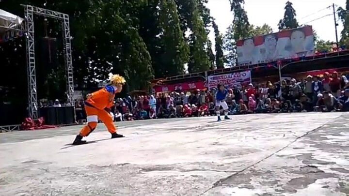 [FANCAM] [Cabaret] [Cosplay] Jaico - Naruto vs Sasuke, J-soul Matsuri 8, SMA 3 Semarang