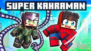 SÜPER KAHRAMAN OLUP ŞEHRİ KURTARDIK!🦸 - Minecraft