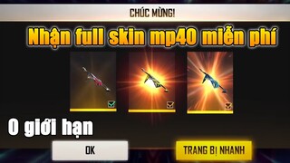 [Free Fire] Hướng dẫn nhận vĩnh viễn Bộ Mp40 không giới hạn skin