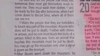 Daily Verse.                  Exodus 19:10-15