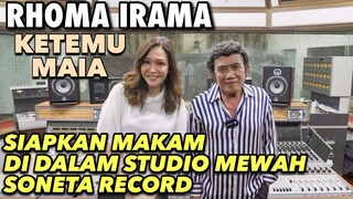 DUET RATU MAIA & RAJA RHOMA IRAMA KETEMU : LUCU !! DATANGI STUDIO MEWAH SONETA , ADA MAKAM ??