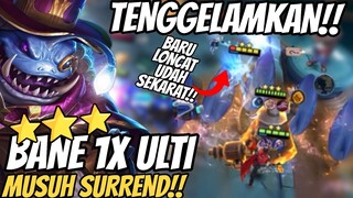 COMBO TENGGELAMKAN !! BANE BINTANG 3 1X ULTI HIU MUSUH AUTO SURREND ! MAGIC CHESS