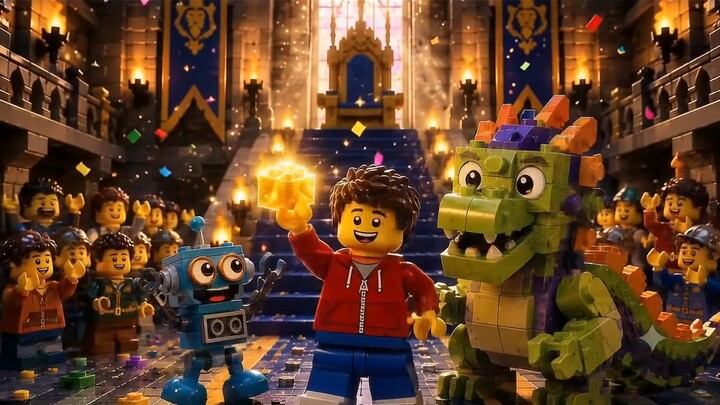 The LEGO Hero Who Saved the Castle! 🧱🐉✨