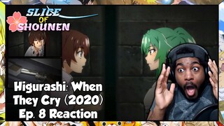 Higurashi: When They Cry Episode 8 Reaction | SHE WAS BAMBOOZLING US THE ENTIRE TIME!!!