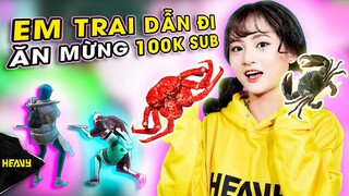 [Free Fire] Alice Đòi "Em Trai Mưa" Lên SG Dẫn Đi Ăn Cua Mừng 100K Sub Và Cái Kết | HEAVY Alice