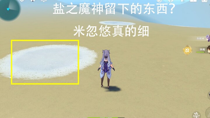 【原神】盐之魔神赫乌莉亚 “流” 下的东西？