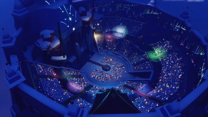 Thousands of players gathered on one map just to recreate the glorious moment of the opening ceremon