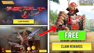 NEW SECRET WAY To Get FREE LEGENDARY skins in COD Mobile! Samurai's Soul Series Armory