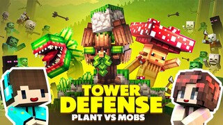 MINECRAFT PLANT VS ZOMBIE TAPI BISA UPGRADE JADI LEBIH KUAT 🌵🌿