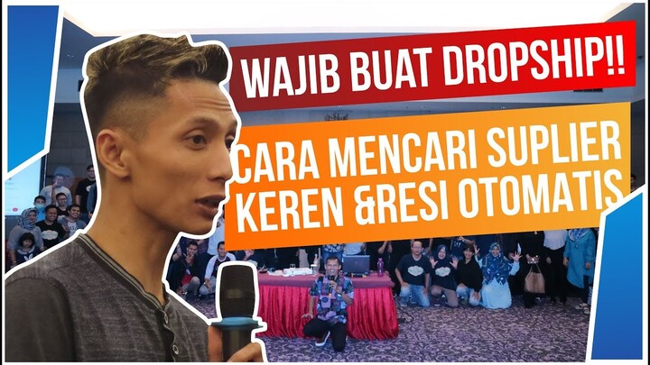 DROPSHIPPER - CARA MENCARI SUPLIER DENGAN RESI OTOMATIS | DROPSHIP MARKETPLACE | BONG AFFAND